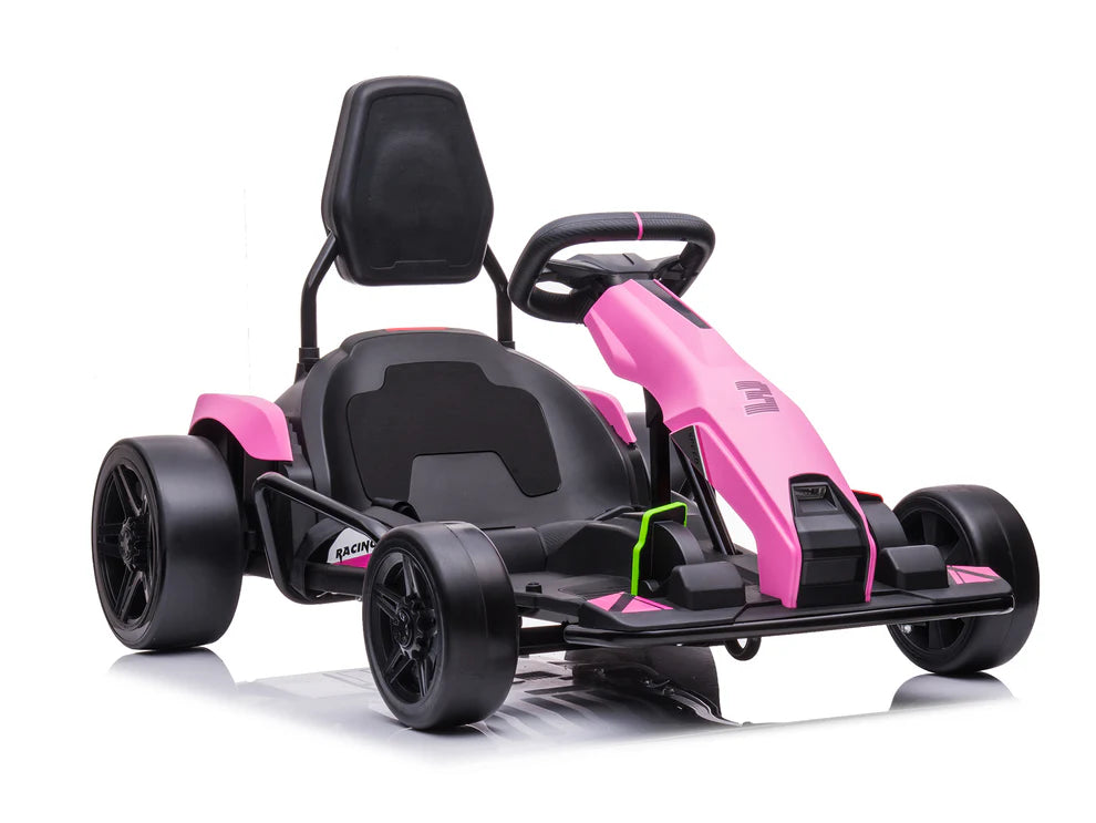 Go-Kart Eléctrico Infantil RIDINGTON Sonoma 24V con Función DRIFT – Color Blanco