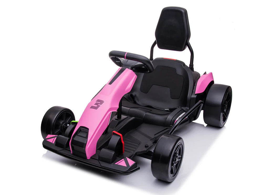 Go-Kart Eléctrico Infantil RIDINGTON Sonoma 24V con Función DRIFT – Color Blanco