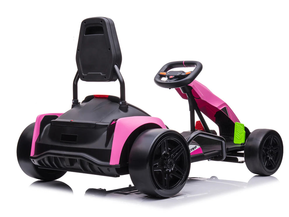 Go-Kart Eléctrico Infantil RIDINGTON Sonoma 24V con Función DRIFT – Color Blanco