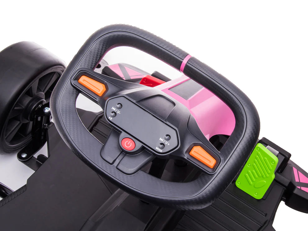 Go-Kart Eléctrico Infantil RIDINGTON Sonoma 24V con Función DRIFT – Color Blanco