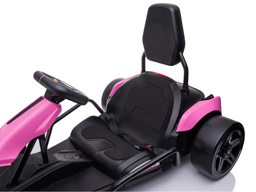 Go-Kart Eléctrico Infantil RIDINGTON Sonoma 24V con Función DRIFT – Color Blanco
