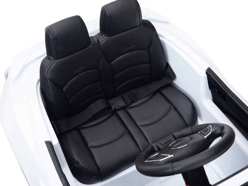 Carro Eléctrico Infantil Chevrolet Camaro 2SS 12V con Control Remoto Blanco – Edición Estándar y Premium  Precio de oferta